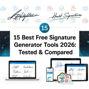 15 Best Free Signature Generator Tools 2026